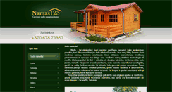 Desktop Screenshot of namas123.lt
